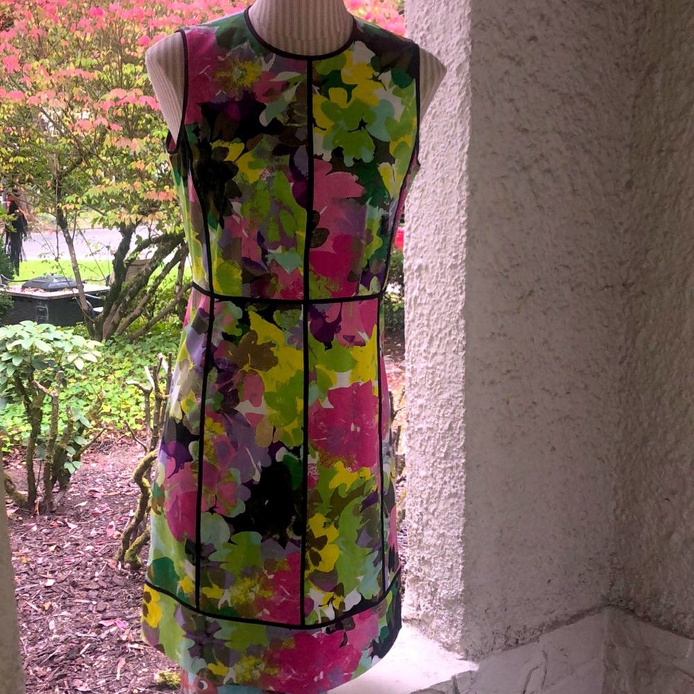 Colorful Calvin Klein Sheath Dress size 6
